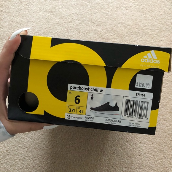 Adidas Pureboost Chill Navy Women’s Size 6 - Picture 2 of 7